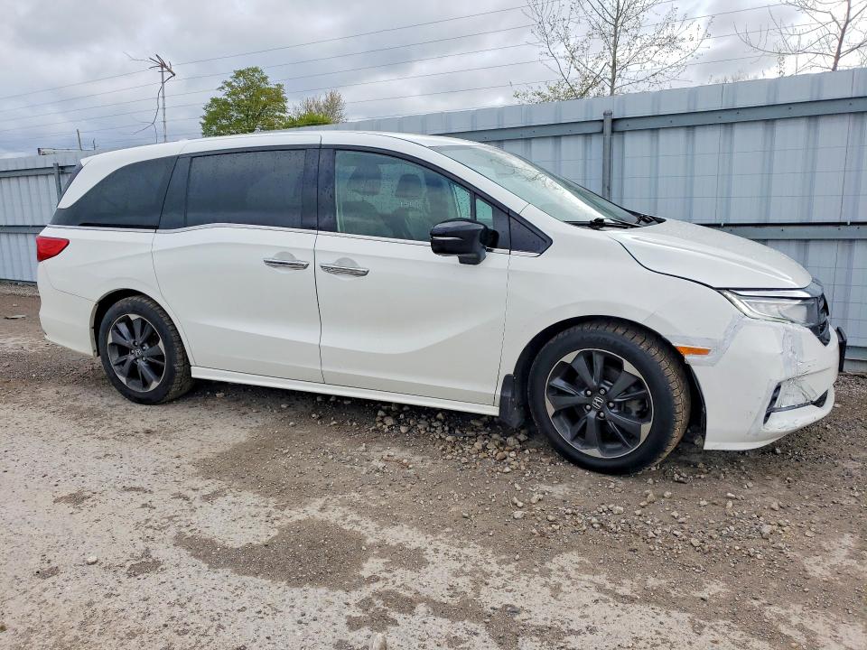 53741546 :رقم المزاد ، 5FNRL6H87NB504713 vin ، 2022 Honda Odyssey مزاد بيع