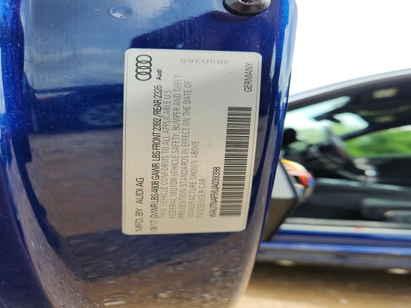 Aukcja sprzedaży 2018 Audi A5, vin: WAUTNAF56JA039398, numer aukcji: 54764156