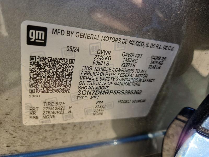 Aukcja sprzedaży 2024 Chevrolet Equinox, vin: 3GN7DMRP5RS295362, numer aukcji: 54628936