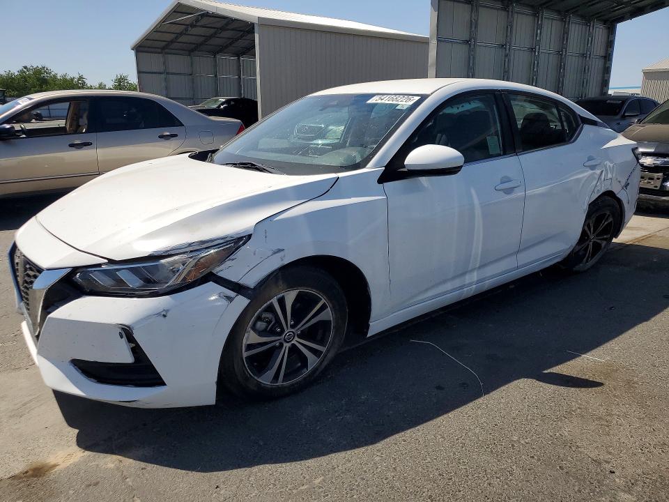 54168226 :رقم المزاد ، 3N1AB8CV1MY225448 vin ، 2021 Nissan Sentra مزاد بيع