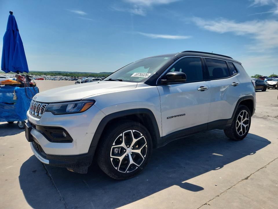 53755326 :رقم المزاد ، 3C4NJDCN3RT111580 vin ، 2024 Jeep Compass مزاد بيع
