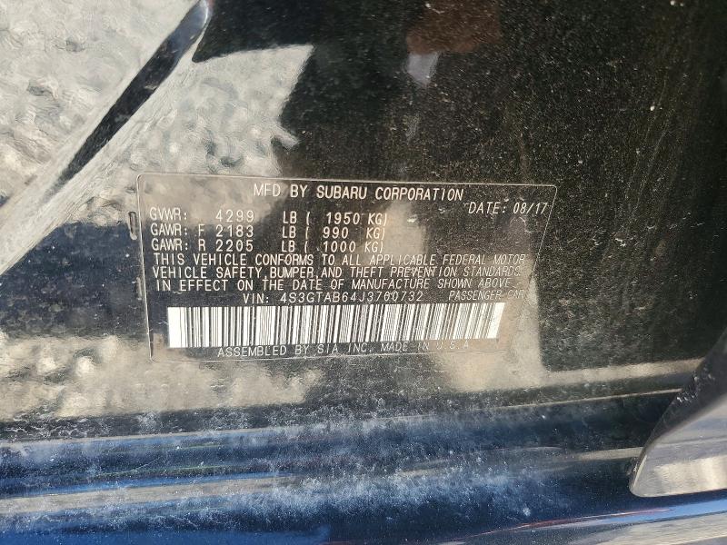 52561546 :رقم المزاد ، 4S3GTAB64J3700732 vin ، 2018 Subaru Impreza مزاد بيع