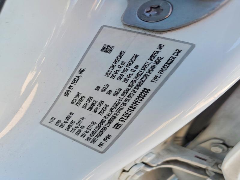 Продажа на аукционе авто 2023 Tesla Model 3, vin: 5YJ3E1EB1PF393288, номер лота: 53322646