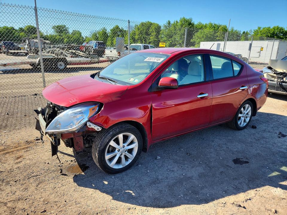 2014 Nissan Versa მანქანა იყიდება აუქციონზე, vin: 3N1CN7AP3EL811789, აუქციონის ნომერი: 55073746