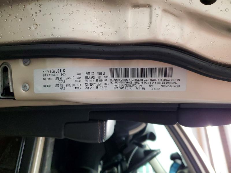 Продаж на аукціоні авто 2015 Jeep Cherokee, vin: 1C4PJMCS0FW682271, номер лоту: 53532376