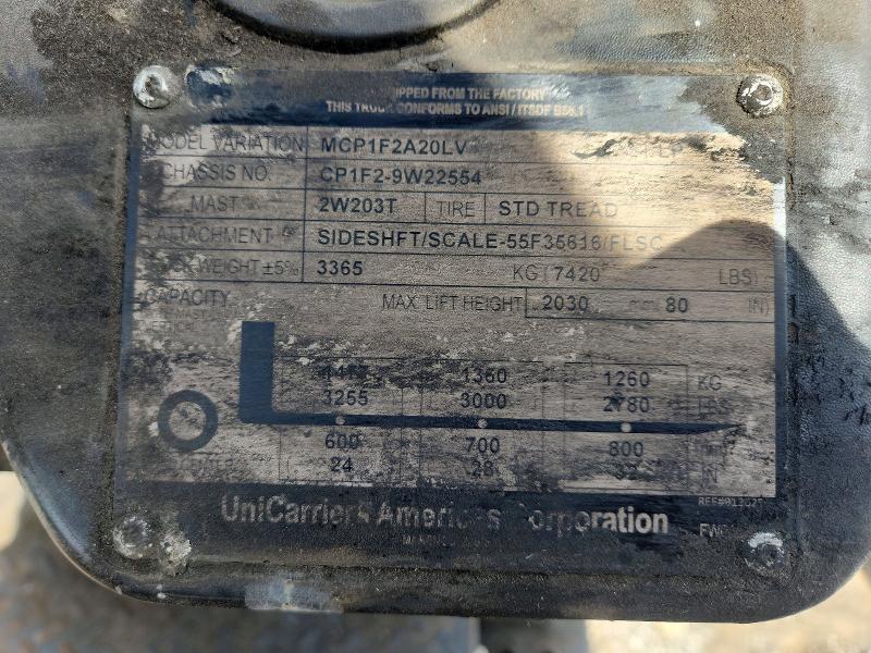2016 Unicariers Forklift მანქანა იყიდება აუქციონზე, vin: CP1F29W22554, აუქციონის ნომერი: 52900736