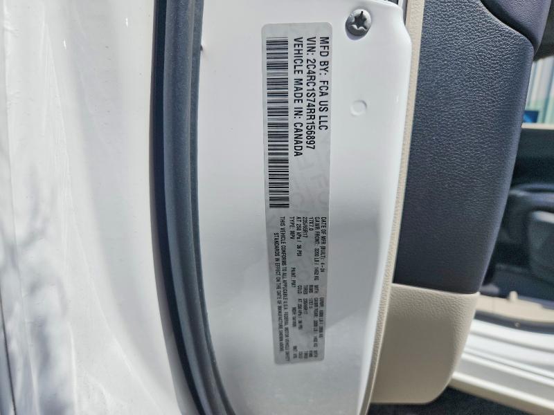 Aukcja sprzedaży 2024 Chrysler Pacifica, vin: 2C4RC1S74RR156897, numer aukcji: 53898746