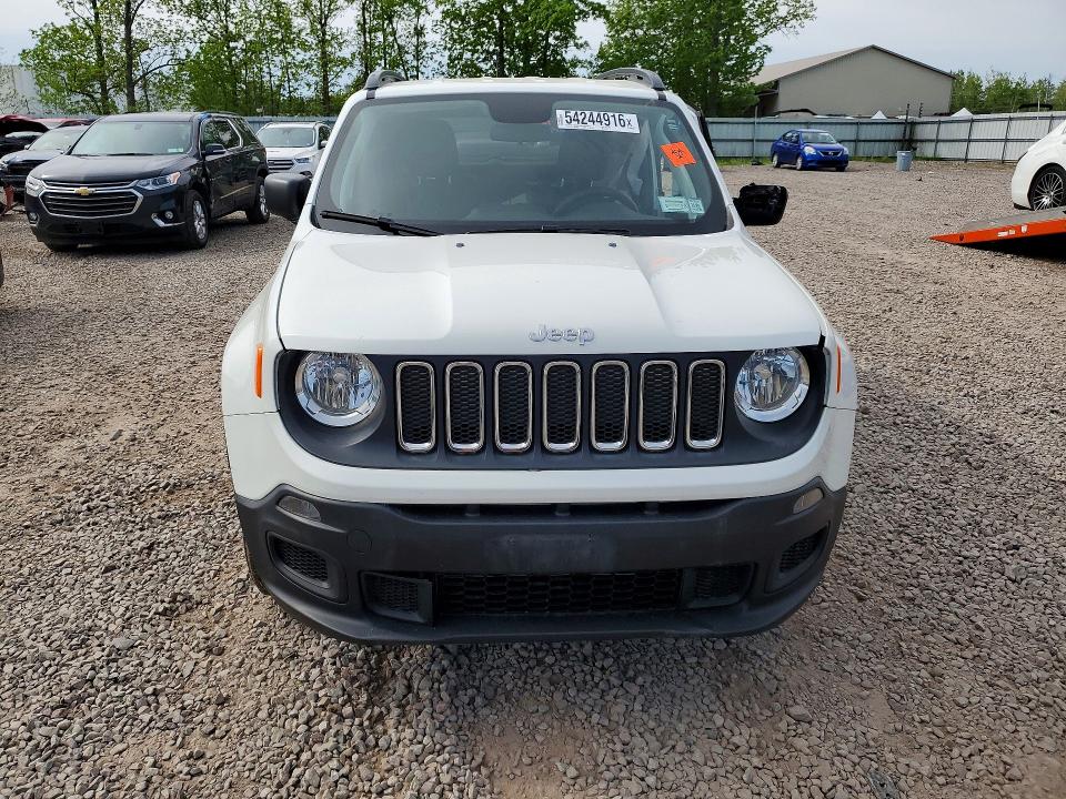 Продажа на аукционе авто 2018 Jeep Renegade, vin: ZACCJBAB3JPH40904, номер лота: 54244916