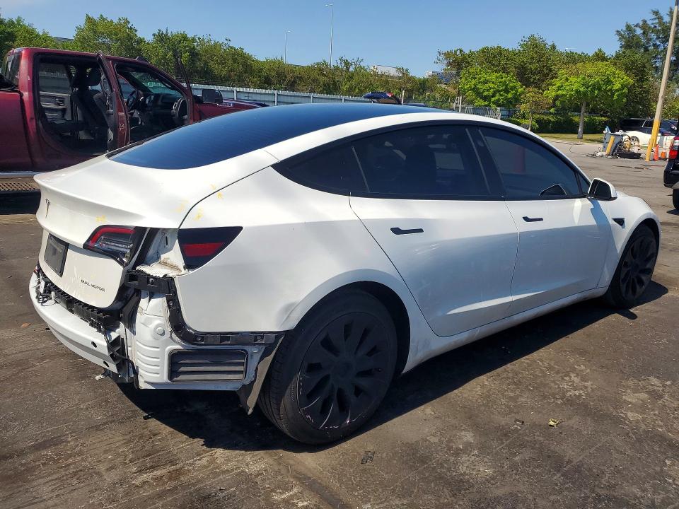 2023 Tesla Model 3 მანქანა იყიდება აუქციონზე, vin: 5YJ3E1EB6PF393626, აუქციონის ნომერი: 53201086