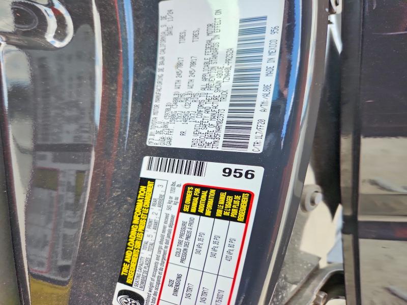 54101416 :رقم المزاد ، 3TMKB5FN4RM023973 vin ، 2024 Toyota Tacoma مزاد بيع