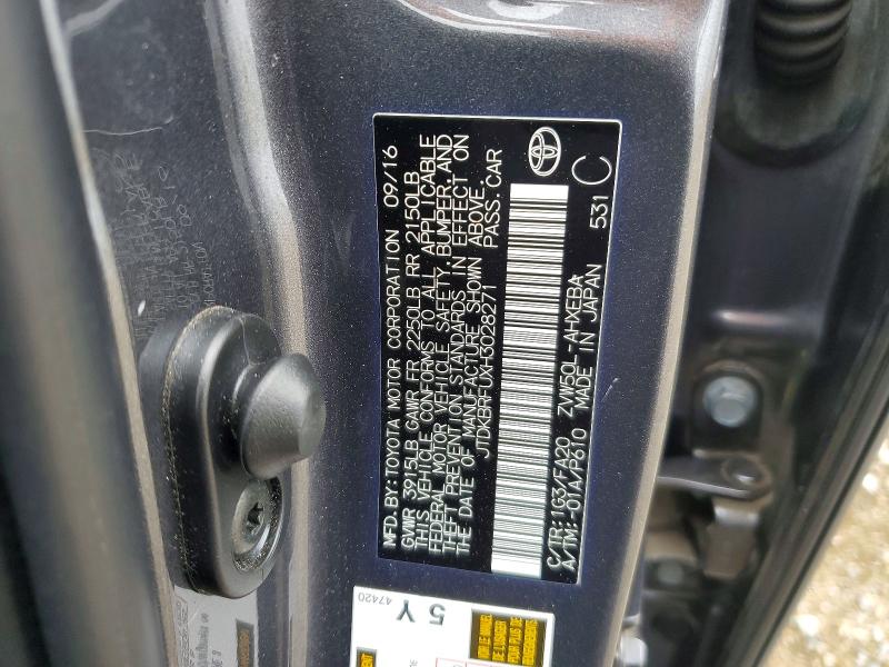 Продажа на аукционе авто 2017 Toyota Prius, vin: JTDKBRFUXH3028271, номер лота: 54833516