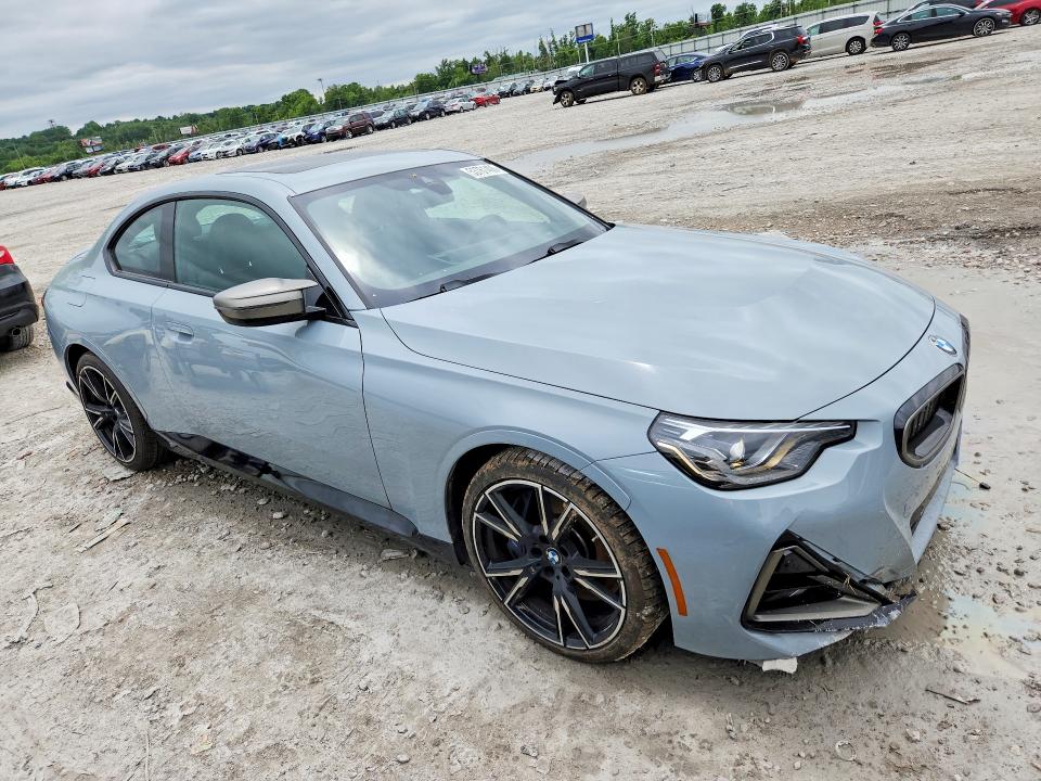 2024 Bmw M240xi მანქანა იყიდება აუქციონზე, vin: 3MW53CM01R8E51544, აუქციონის ნომერი: 53761406
