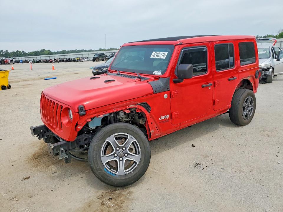 52403716 :رقم المزاد ، 1C4HJXDN6MW519345 vin ، 2021 Jeep Wrangler Unlimited مزاد بيع