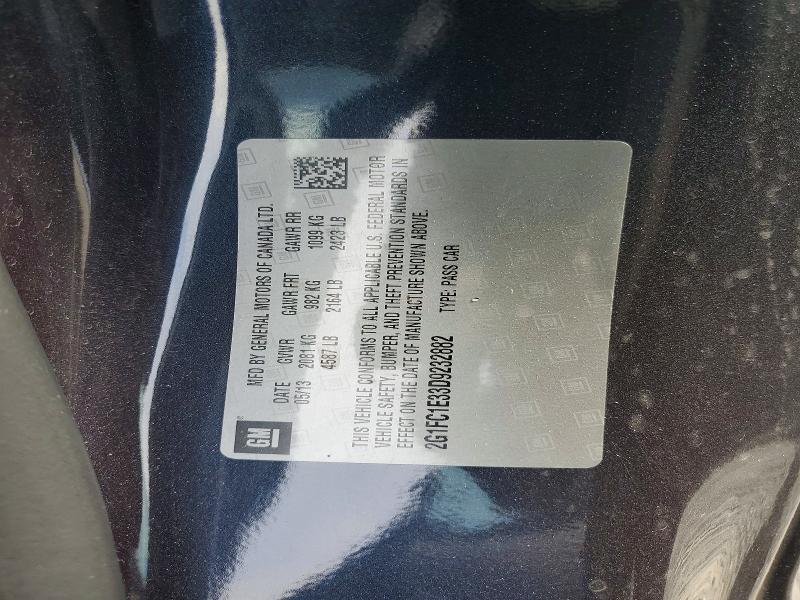 Aukcja sprzedaży 2013 Chevrolet Camaro, vin: 2G1FC1E33D9232882, numer aukcji: 52887756