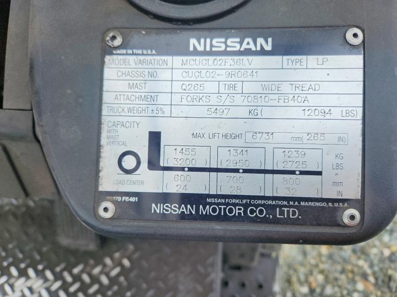 1998 Niss Lift მანქანა იყიდება აუქციონზე, vin: CUGL029R0641, აუქციონის ნომერი: 52177156
