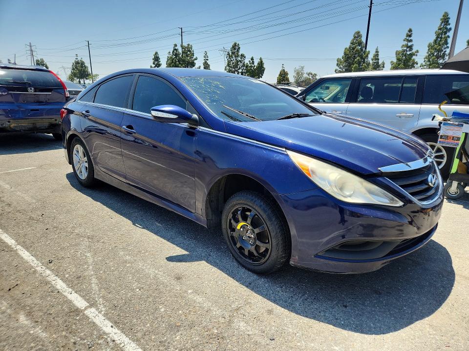 52875786 :رقم المزاد ، 5NPEB4AC9EH827683 vin ، 2014 Hyundai Sonata مزاد بيع