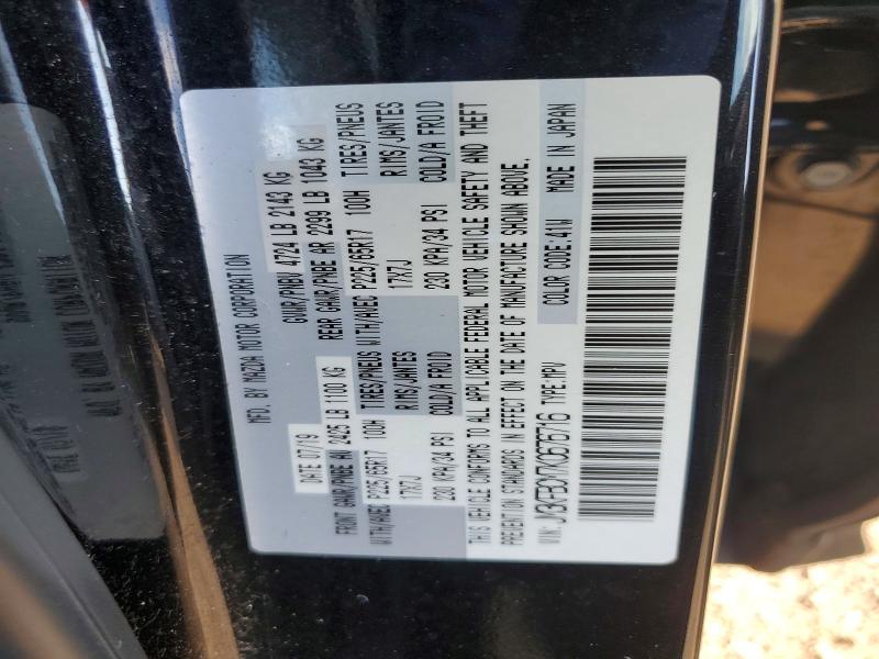 2019 Mazda Cx-5 მანქანა იყიდება აუქციონზე, vin: JM3KFBCM7K0676716, აუქციონის ნომერი: 51542616