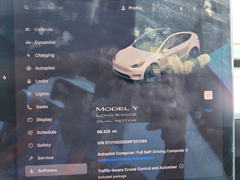 Auction sale of the 2021 Tesla Model Y, vin: 5YJYGDEE8MF201369, lot number: 51921076