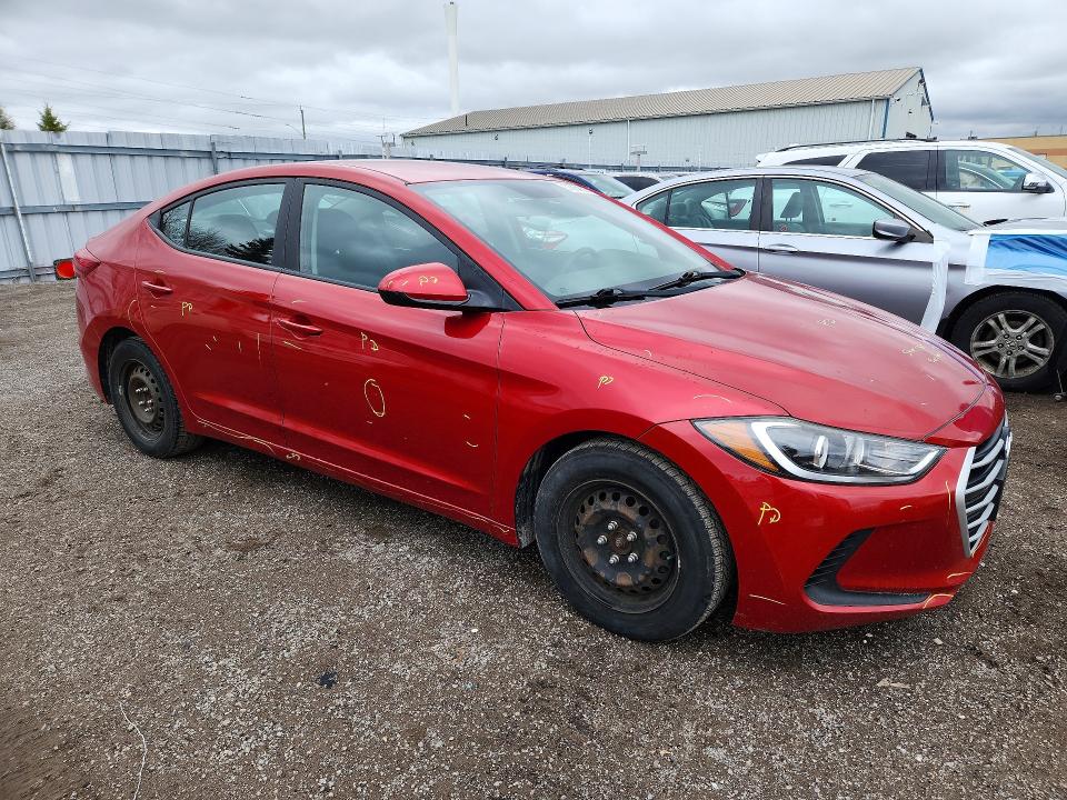 53064836 :رقم المزاد ، 5NPD74LF1HH107089 vin ، 2017 Hyundai Elantra مزاد بيع