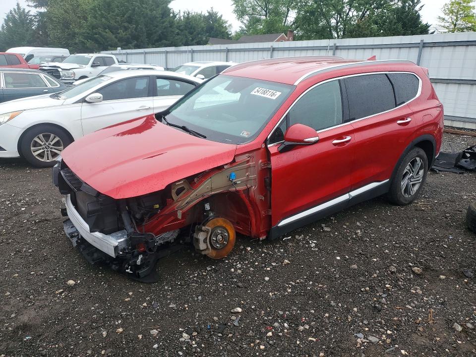 54188116 :رقم المزاد ، 5NMS6DAJ7MH341598 vin ، 2021 Hyundai Santa Fe مزاد بيع