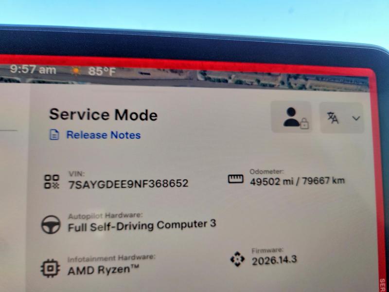 Aukcja sprzedaży 2022 Tesla Model Y, vin: 7SAYGDEE9NF368652, numer aukcji: 54912516