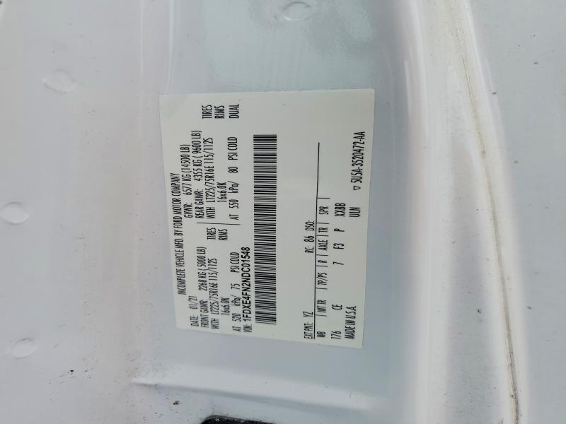 2022 Ford E450 მანქანა იყიდება აუქციონზე, vin: 1FDXE4FN2NDC01548, აუქციონის ნომერი: 55016726