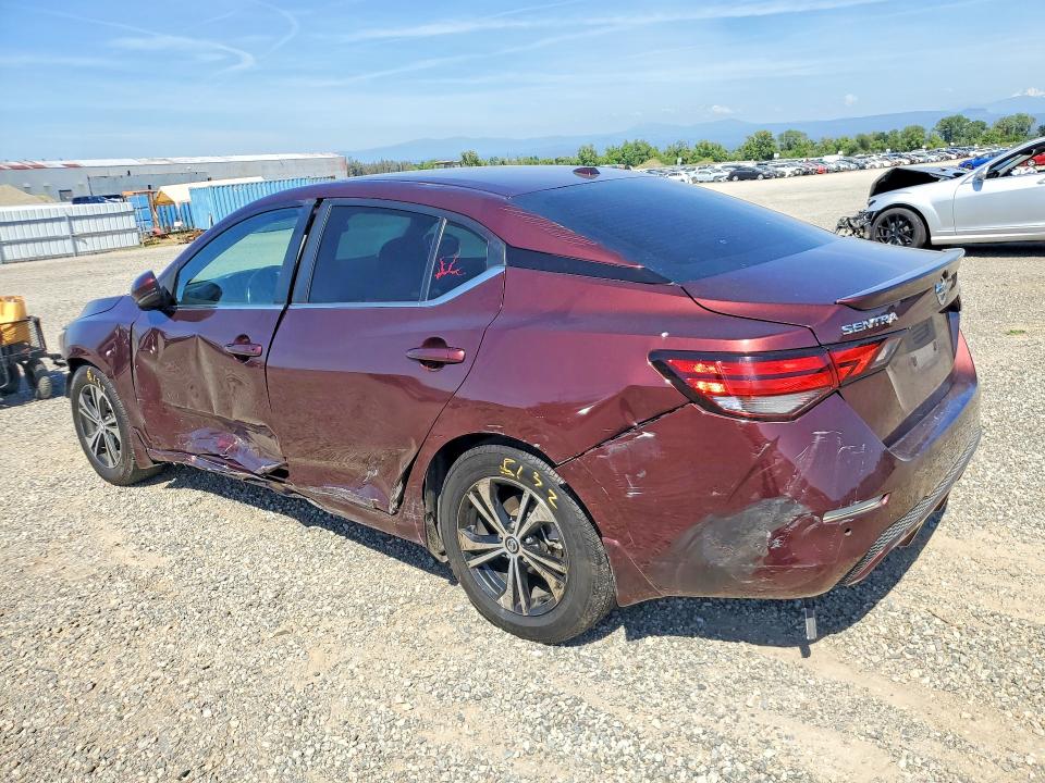 53197786 :رقم المزاد ، 3N1AB8CV8LY275441 vin ، 2020 Nissan Sentra مزاد بيع