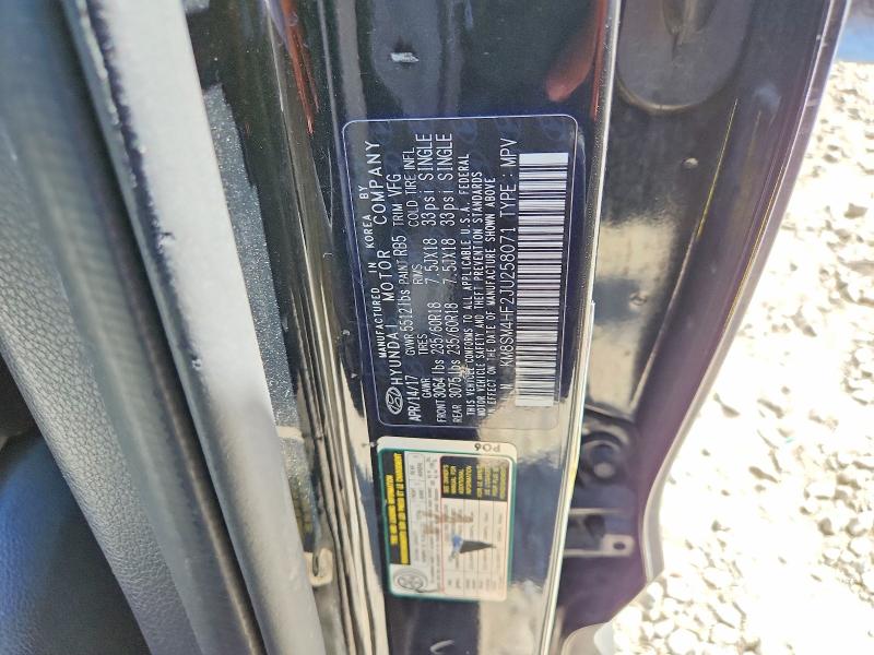 Aukcja sprzedaży 2018 Hyundai Santa Fe, vin: KM8SM4HF2JU258071, numer aukcji: 46537386