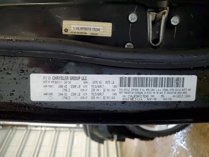 53376576 :رقم المزاد ، 1C4NJRFBXFD176345 vin ، 2015 Jeep Patriot مزاد بيع