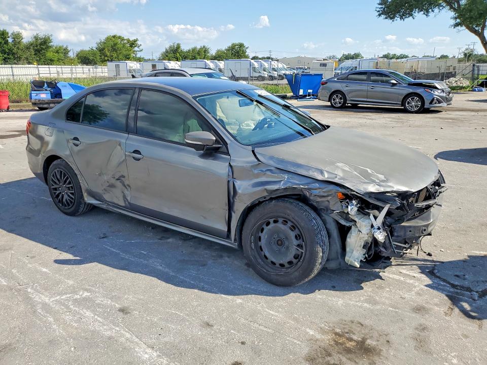 2014 Volkswagen Jetta მანქანა იყიდება აუქციონზე, vin: 3VWD17AJ2EM222846, აუქციონის ნომერი: 54005946