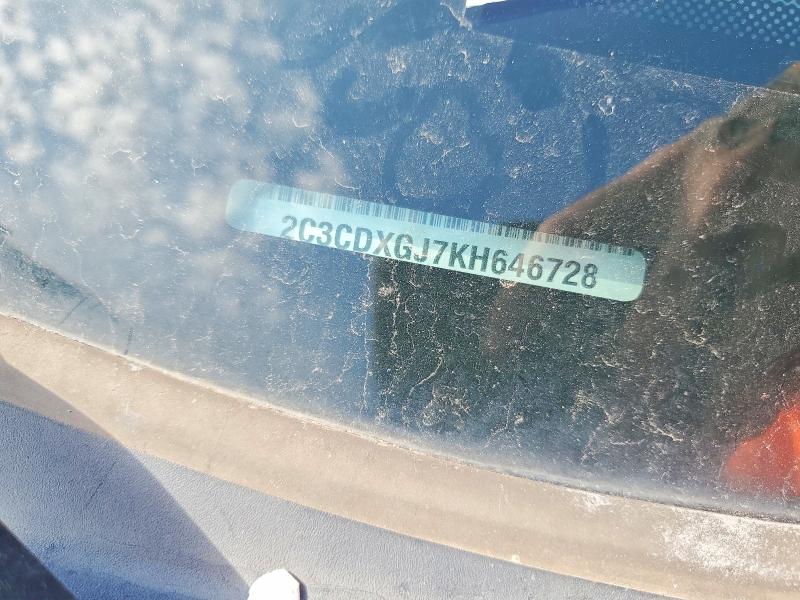 52304166 :رقم المزاد ، 2C3CDXGJ7KH646728 vin ، 2019 Dodge Charger مزاد بيع
