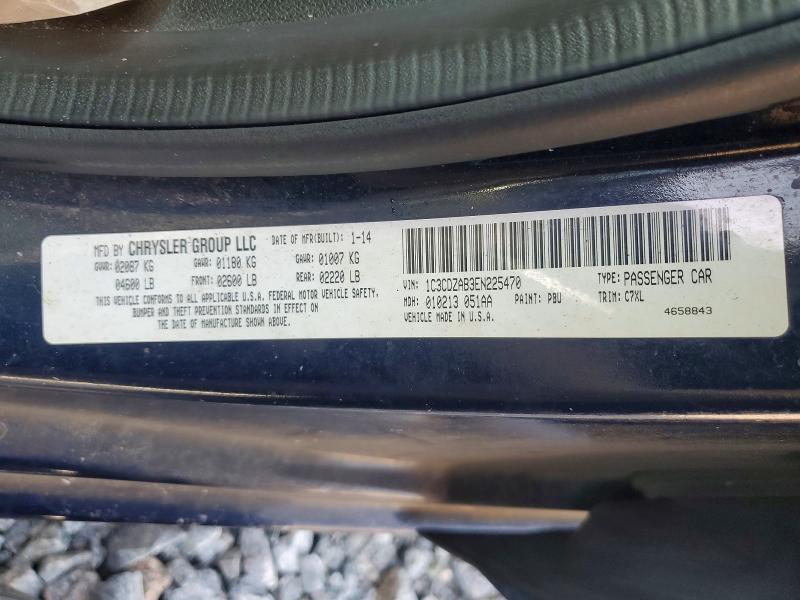 Aukcja sprzedaży 2014 Dodge Avenger, vin: 1C3CDZAB3EN225470, numer aukcji: 52503126