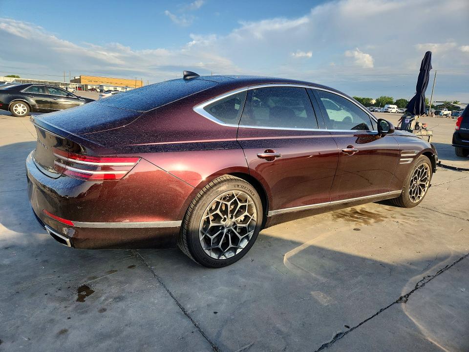 52478356 :رقم المزاد ، KMTGC4SD9MU049386 vin ، 2021 Genesis G80 مزاد بيع