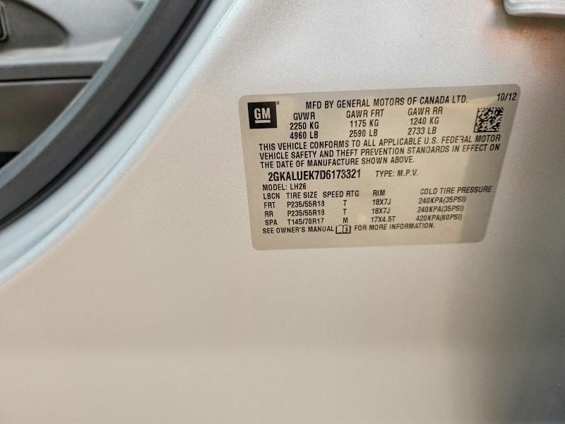 Продажа на аукционе авто 2013 Gmc Terrain, vin: 2GKALUEK7D6173321, номер лота: 53195706