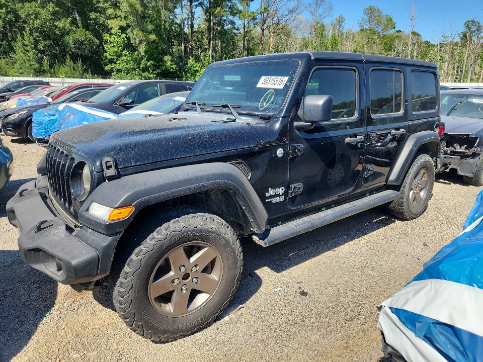 50315516 :رقم المزاد ، 1C4HJXDG4JW219946 vin ، 2018 Jeep Wrangler Unlimited مزاد بيع