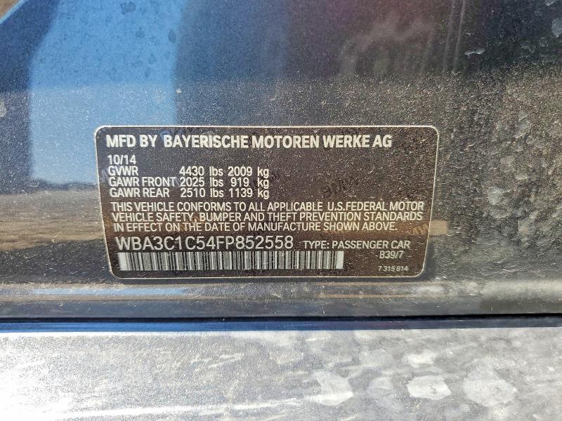 Продажа на аукционе авто 2015 Bmw 328, vin: WBA3C1C54FP852558, номер лота: 55148406