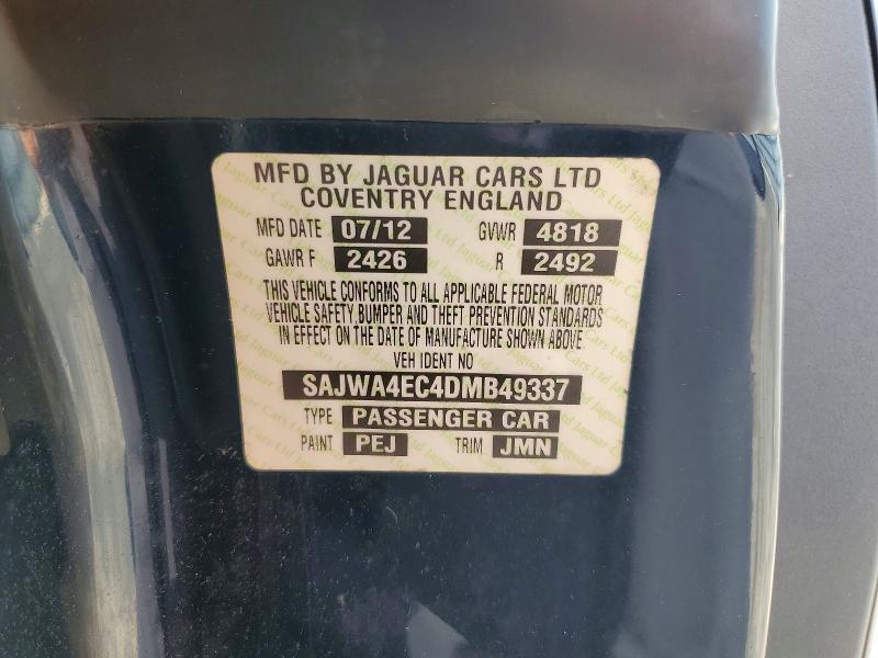 Продажа на аукционе авто 2013 Jaguar Xkr, vin: SAJWA4EC4DMB49337, номер лота: 54168566