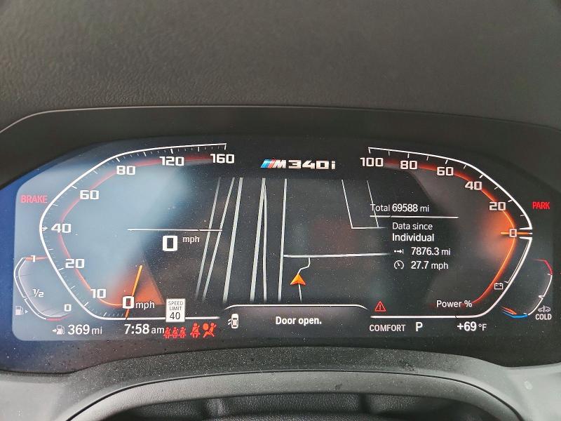 54913646 :رقم المزاد ، 3MW5U7J00M8B73883 vin ، 2021 Bmw M340i مزاد بيع