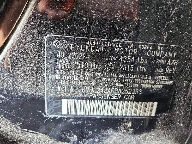 Продаж на аукціоні авто 2023 Hyundai Sonata, vin: KMHL24JA0PA252353, номер лоту: 52894246