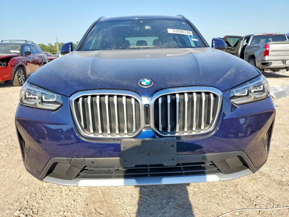 2022 Bmw X3 მანქანა იყიდება აუქციონზე, vin: 5UX43DP0XN9M21134, აუქციონის ნომერი: 53090746