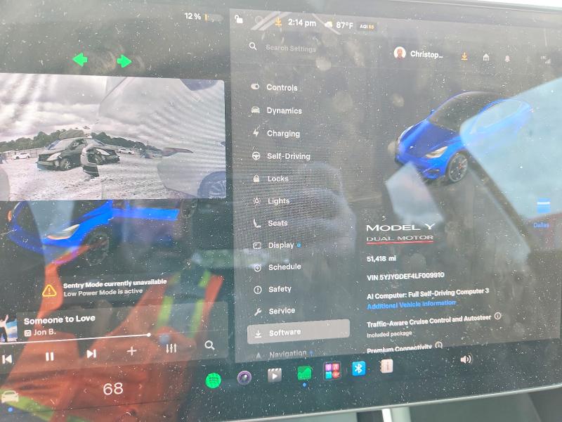 Aukcja sprzedaży 2020 Tesla Model Y, vin: 5YJYGDEF4LF009910, numer aukcji: 54829286