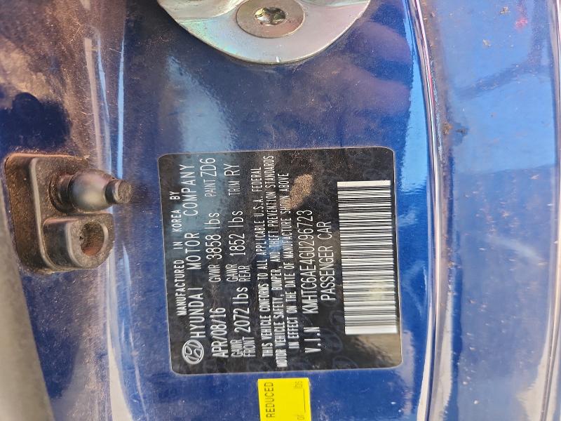Продаж на аукціоні авто 2016 Hyundai Veloster, vin: KMHTC6AE4GU296723, номер лоту: 52272296