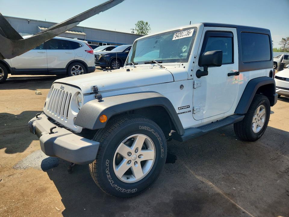 2016 Jeep Wrangler მანქანა იყიდება აუქციონზე, vin: 1C4AJWAG1GL327791, აუქციონის ნომერი: 54206136