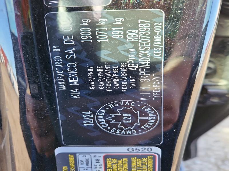 53217206 :رقم المزاد ، 3KPFW4DCXSE073987 vin ، 2025 Kia K4 مزاد بيع