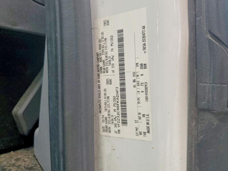 2015 Ford Transit მანქანა იყიდება აუქციონზე, vin: 1FDZX2CM5FKA23473, აუქციონის ნომერი: 52076576