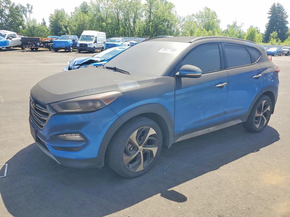 55637936 :رقم المزاد ، KM8J3CA28JU688722 vin ، 2018 Hyundai Tucson مزاد بيع