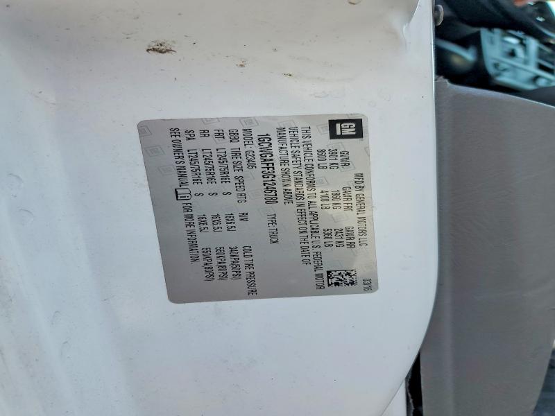 2016 Chevrolet Express G2500 მანქანა იყიდება აუქციონზე, vin: 1GCWGAFF3G1246780, აუქციონის ნომერი: 54440036