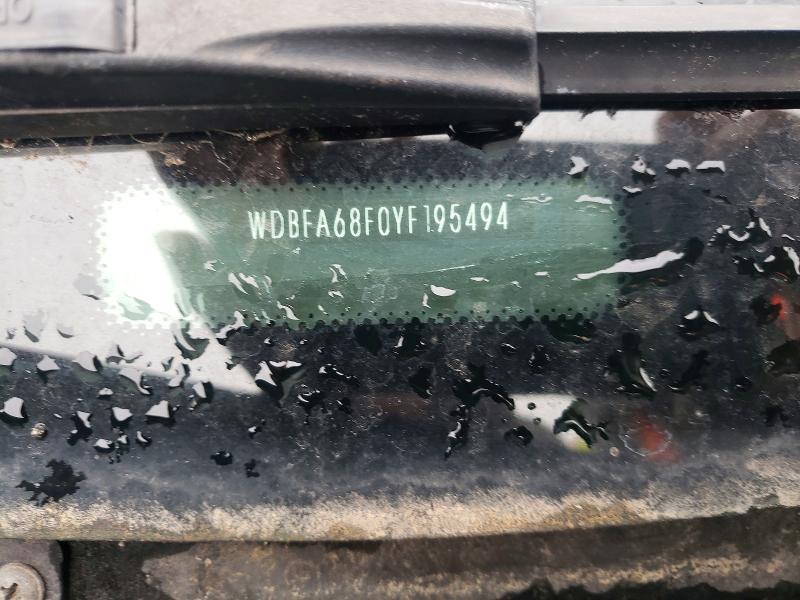 2000 Mercedes-benz Sl მანქანა იყიდება აუქციონზე, vin: WDBFA68F0YF195494, აუქციონის ნომერი: 52833246