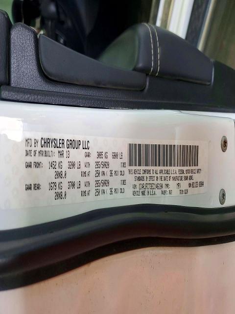 2014 Jeep Grand Cherokee მანქანა იყიდება აუქციონზე, vin: 1C4RJFCT3EC146184, აუქციონის ნომერი: 52227806