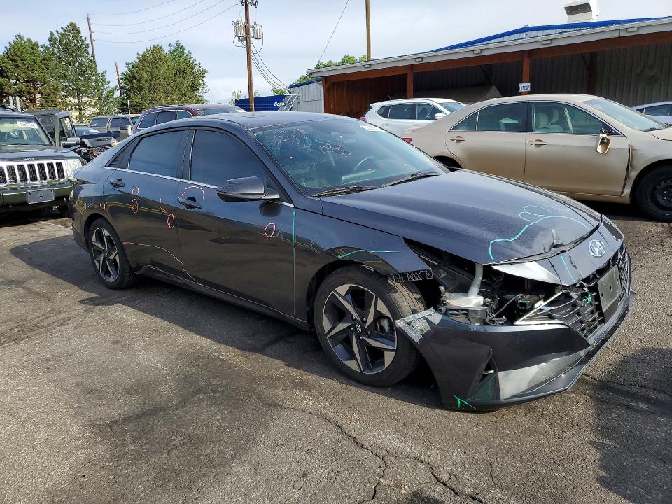 Продажа на аукционе авто 2021 Hyundai Elantra, vin: 5NPLN4AG4MH003848, номер лота: 55220916